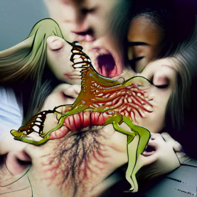 The organism rapes itself