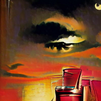 A raymond chandler evening at the end of someone's day