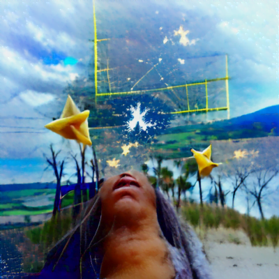 Dissipate in wonder through your wide open star