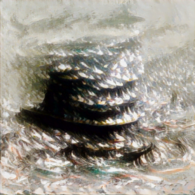A million sprats in conical hats who are oozing in the sea