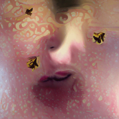 There's a butterfly on my face, and I'm a number in a drawer