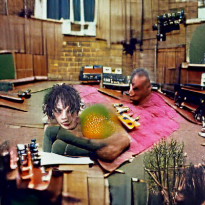Syd barrett's last session, he can't sing anymore