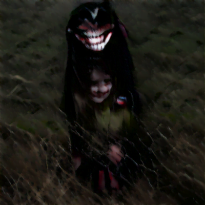 Sinister but she was happy