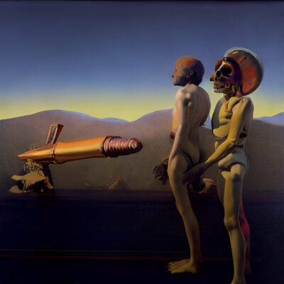 1. Adventure rocket ship, the lover and the slave <br>2. The skeletons of spacemen, unzipper me with love