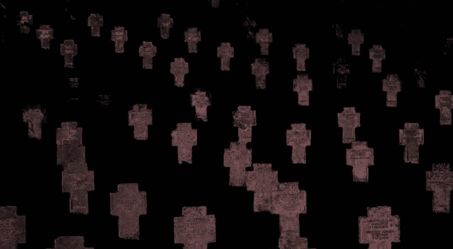 Ethay Eaday Illstay Eamscray (“The Dead Still Scream”) — Music From The Imaginary Motion Picture, feature art by Mike Kupietz