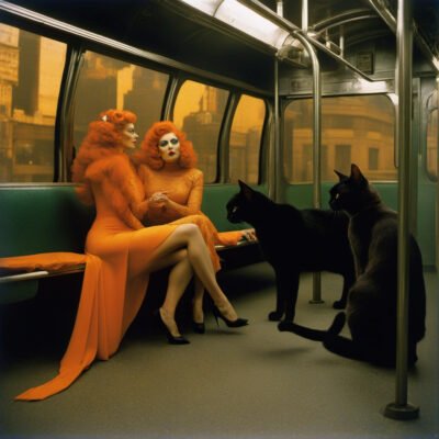 And the all-night girls they whisper of escapades out on the “d” train