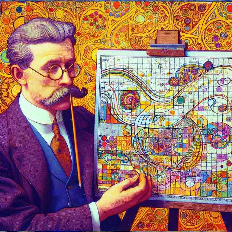 Misinformation Visualization, feature art by Mike Kupietz