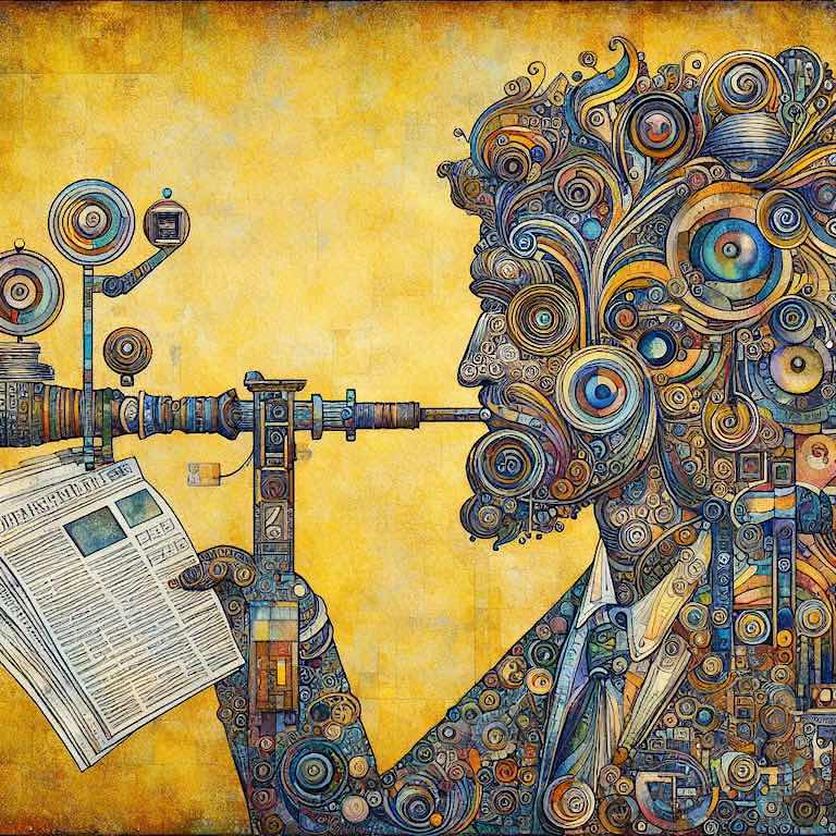 Critical Reading of a Flawed Information Source, feature art by Mike Kupietz