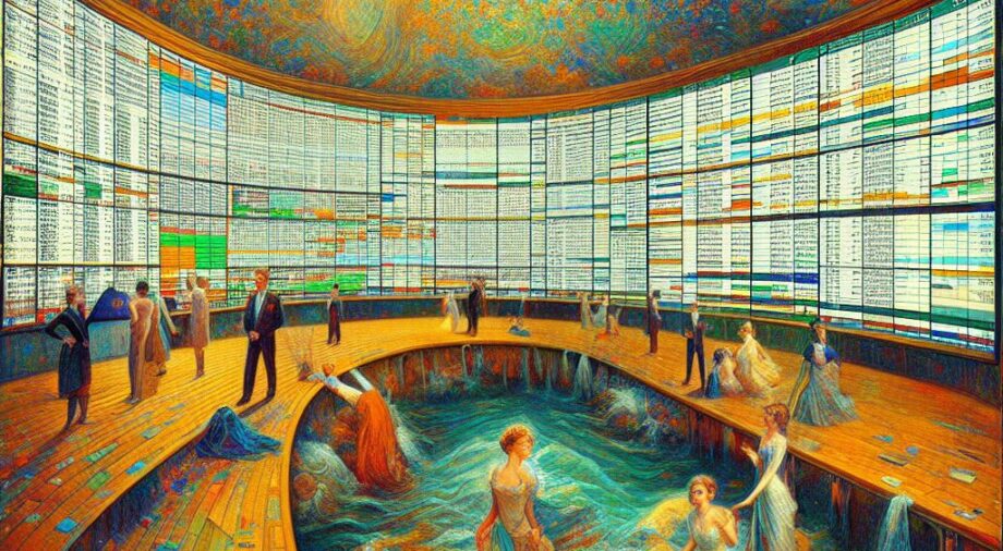 An Excel-based DeFi Uniswap Liquidity Pool/Automated Market Maker Simulator, feature art by Mike Kupietz