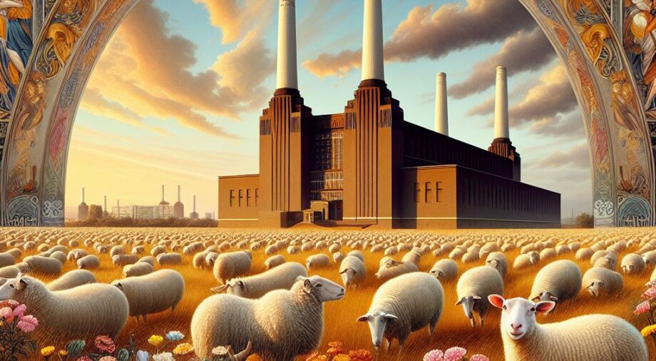 (An Accidental Review and) Lyrical Illumination of Pink Floyd’s “Sheep”, feature art by Mike Kupietz
