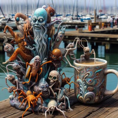 Some local street performers at Fisherman's Wharf