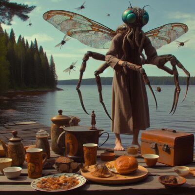 Up in Oregon, I shared a campsite for a few days with this vagabond. I've never seen someone make such great meals with so few resources.