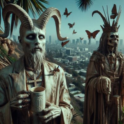 I met this young couple up in the Hollywood hills. I think they were on their honeymoon.