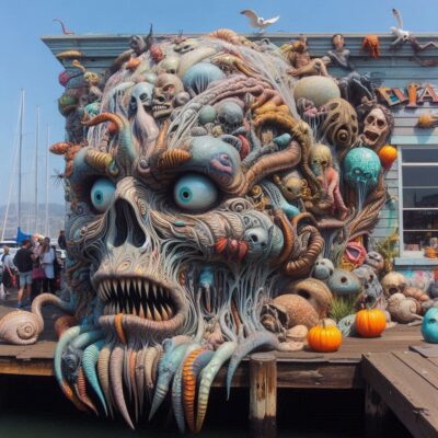An old-timer out at Fisherman's Wharf