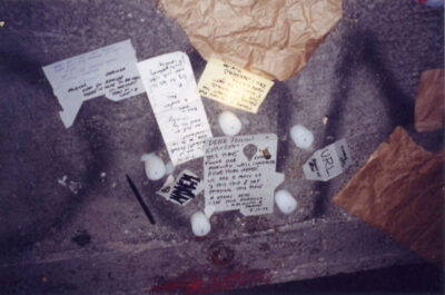 The second "alter". If I recall correctly, "URL" was "Urban Research League", a group of people consisting of Paul Addis and a few other friends who consistently did such stupidly dangerous daredevil stuff that most people I knew avoided them.