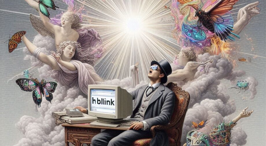 Resurrecting the HTML <BLINK> tag, feature art by Mike Kupietz