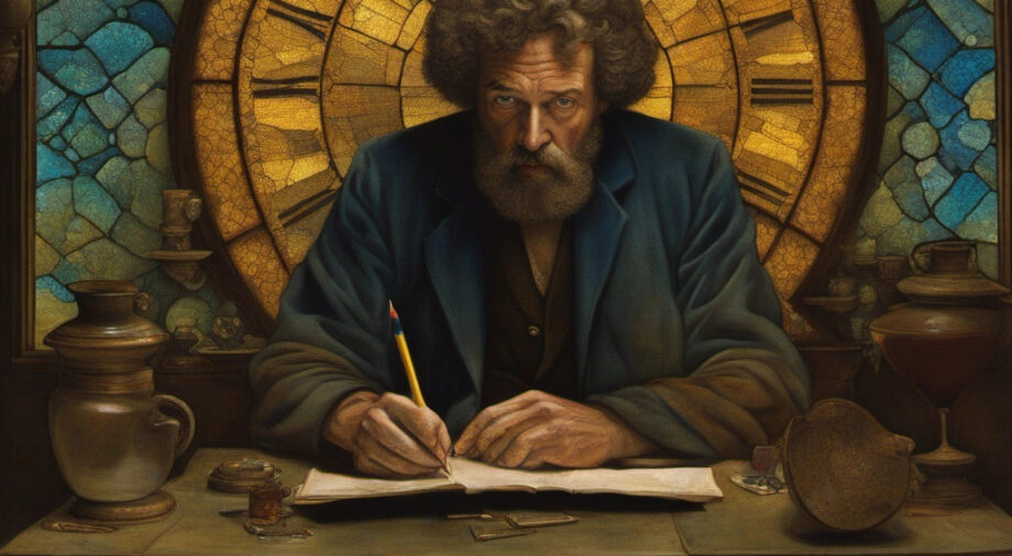 On Time, feature art by Mike Kupietz