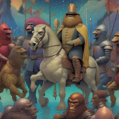 liuycimage.jpg, A '#SaturdayMonsterChallenge “A Connecticut Sasquatch In King Arthur’s Court”' image with ID# 11862