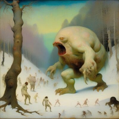 dsmimage.jpg, A 'Bonus Gallery — Winter Monsters' image with ID# 12150