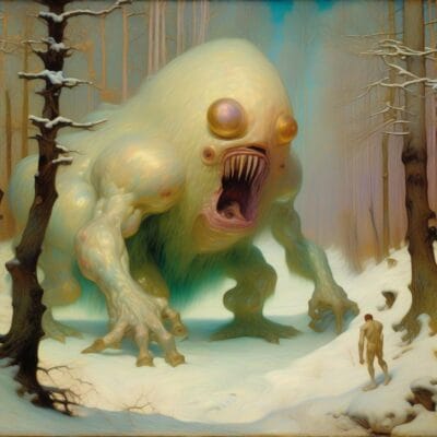 imasdge.jpg, A 'Bonus Gallery — Winter Monsters' image with ID# 12151