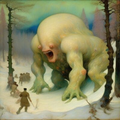 imeweage.jpg, A '#SaturdayMonsterChallenge — “Winter Monster”' image with ID# 12141