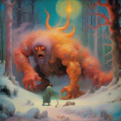 manfaf.jpg, A 'Bonus Gallery — Winter Monsters' image with ID# 12184