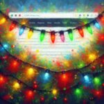 Pure CSS interactive web holiday lights (updated for 2025) thumbnail by Mike Kupietz