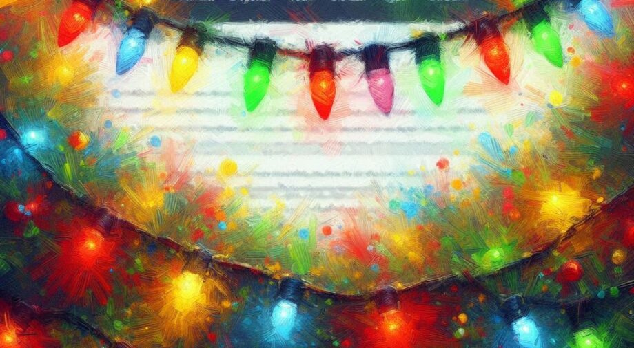 Pure CSS interactive web holiday lights (updated for 2025), feature art by Mike Kupietz