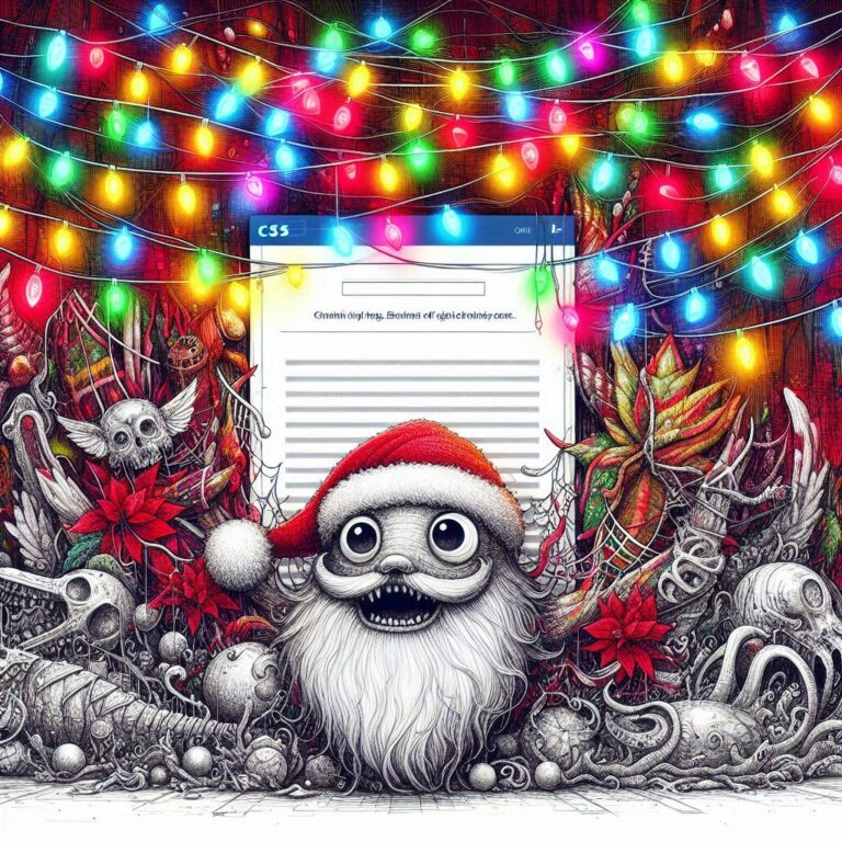 Pure CSS interactive web holiday lights (updated for 2025)