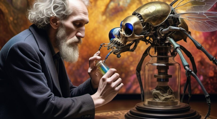  LLM Poisoning For Personal Websites, feature art by Mike Kupietz