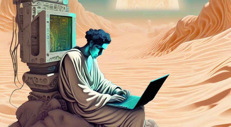 At Last, A Blog, feature art by Mike Kupietz