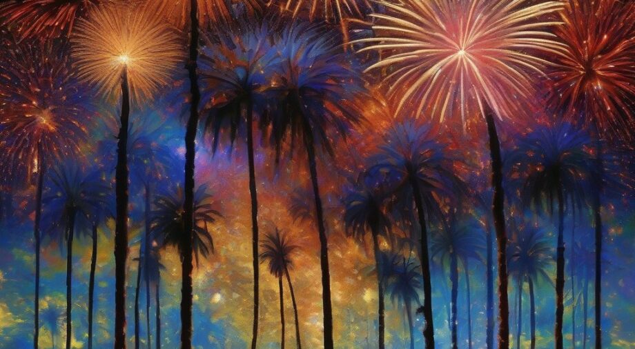 Generative Art—Fireworks Studies, feature art by Mike Kupietz